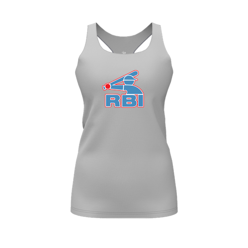 [FT0TRBGY-FYS-LOGO1] Decker Racerback Tank Top (Female Youth S, Gray)