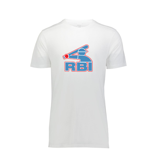 [FTSCUBWH-AS-LOGO1] Decker Men's Tri-Blend T-Shirt - Short Sleeve (Adult S, White)