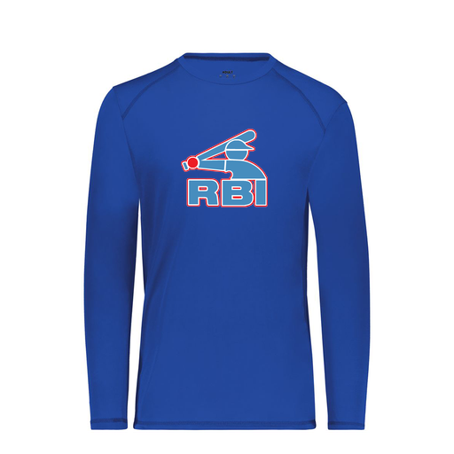 [6845.060.S-LOGO1] Men's SoftTouch Long Sleeve (Adult S, Royal)