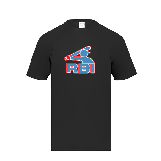 [2791.080.S-LOGO1] Youth Smooth Sport T-Shirt (Youth S, Black)