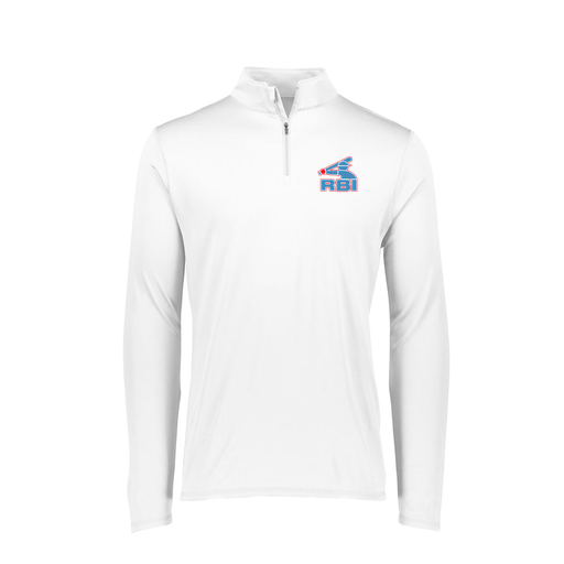 [FTLQFLWH-FAXS-LOGO1] Decker Women's Flex-Lite 1/4 Zip Shirt (Female Adult XS, White)
