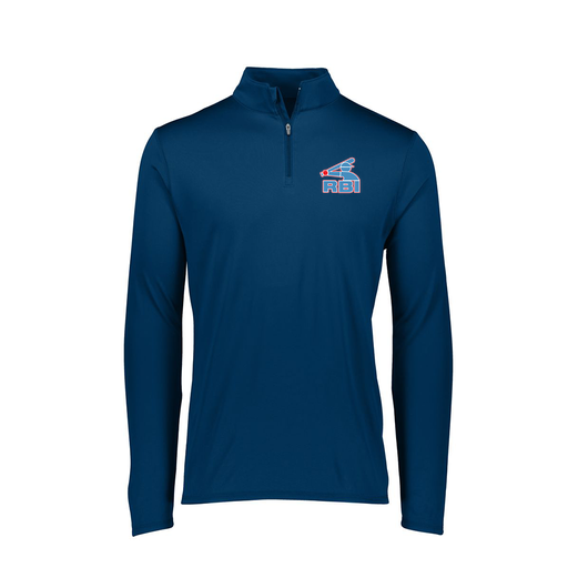 [FTLQFLNV-FAXS-LOGO1] Decker Women's Flex-Lite 1/4 Zip Shirt (Female Adult XS, Navy)