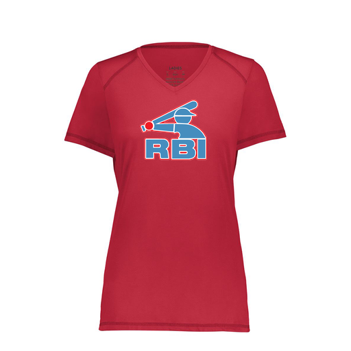 [6844.083.XS-LOGO1] Women's SoftTouch Short Sleeve (Female Adult XS, Red)