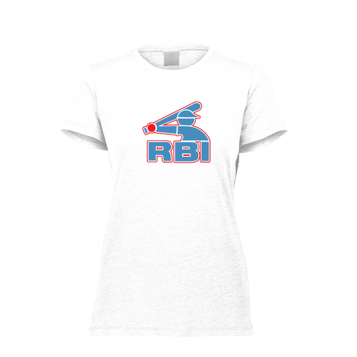 [FTSCUBWH-FAXS-LOGO1] Decker Women's Tri-Blend T-Shirt - Short Sleeve (Female Adult XS, White)