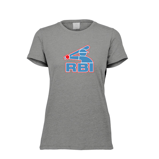 [FTSCUBGY-FAXS-LOGO1] Decker Women's Tri-Blend T-Shirt - Short Sleeve (Female Adult XS, Gray)
