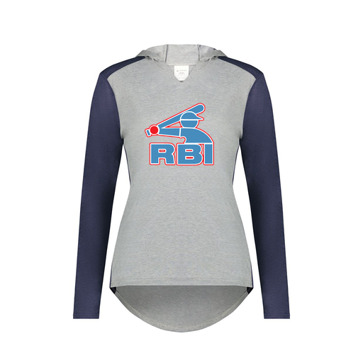 [6902.29V.XS-LOGO1] Ladies Vintage Hoodie (Female Adult XS, Navy)