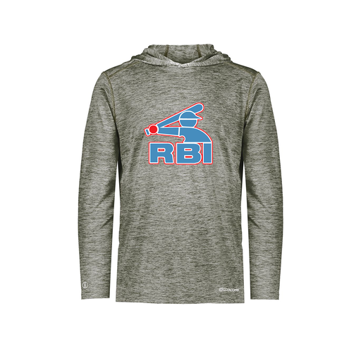 [FOLHCGGY-AS-LOGO1] Decker Men's Charge Hoodie (Adult S, Gray)