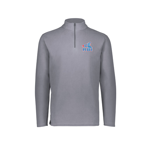 [6863.059.XS-LOGO1] Men's MicroFleece 1/4 Zip Pullover (Adult XS, Gray)