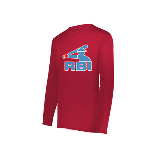[222822.083.XS-LOGO1] Men's LS Smooth Sport Shirt (Adult XS, Red)