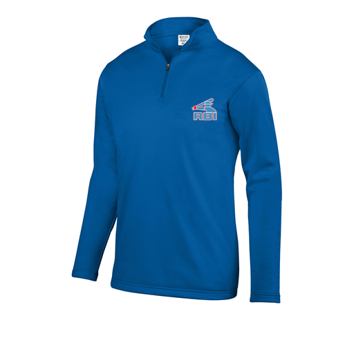 [FOLQFFRY-AS-LOGO1] Decker Men's FlexFleece 1/4 Zip (Adult S, Royal)