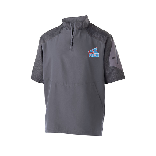 [229545.H60.XS-LOGO1] Men's Raider SS Pullover (Adult XS, Gray)