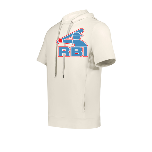 [222505.907.S-LOGO1] Men's Venturs Soft Knit Short Sleeve Hoodie (Adult S, White)